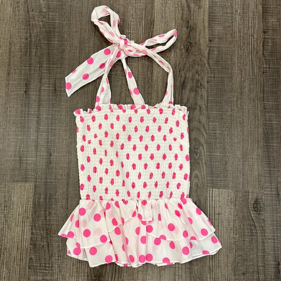 DO+BE Tops - Polka Dot Peplum Top